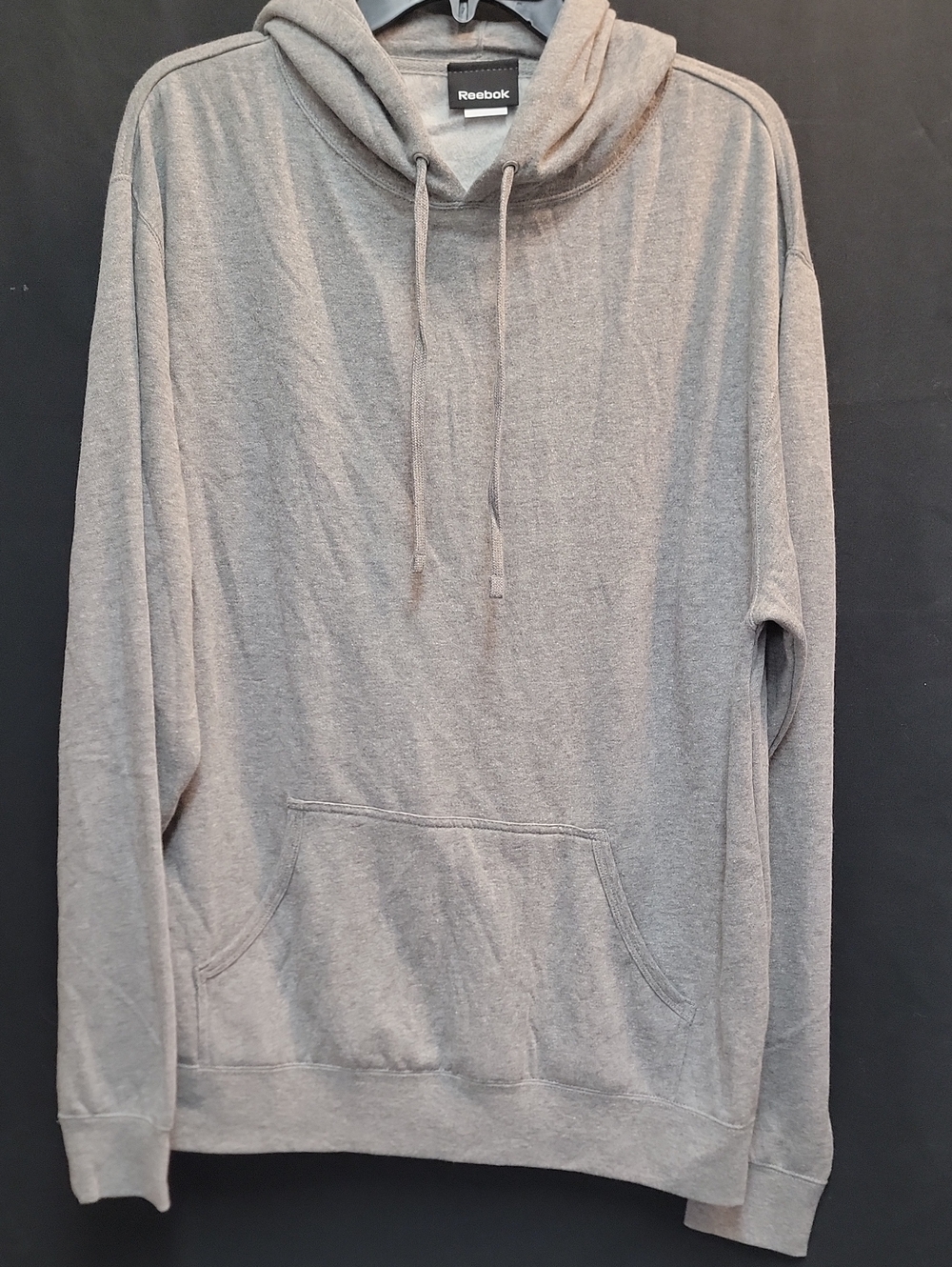 Reebok Men's Light Gray Pullover Hoodie
